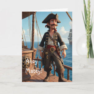 Pirate Birthday Card