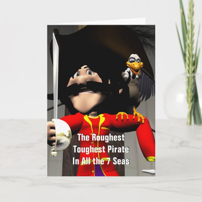 Pirate Birthday Card (Front)