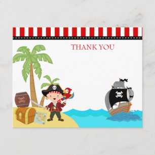 Pirate Birthday Thank You Notes