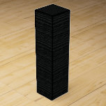 Pirate Black Wood Grain Wine Gift Box<br><div class="desc">Pirate Black Wood Grain Check out all these other great gift ideas! Customise or personalise any of these items by adding your own text such as names, places or things as well as adding your own graphics to create a unique and original items, office products or gift ideas for any...</div>