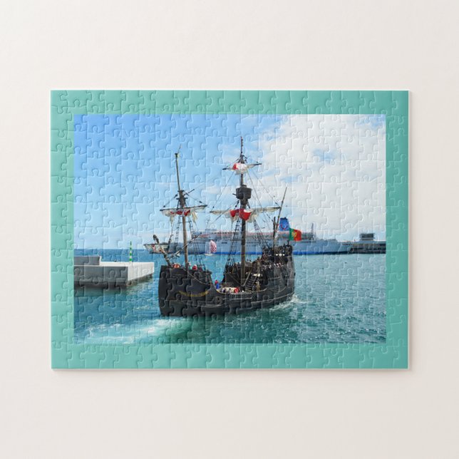 Pirate boat in Madeira Jigsaw Puzzle (Horizontal)