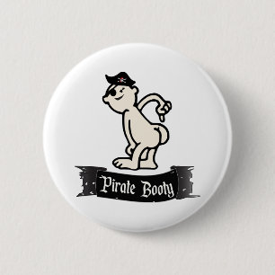 Pirate Booty 6 Cm Round Badge