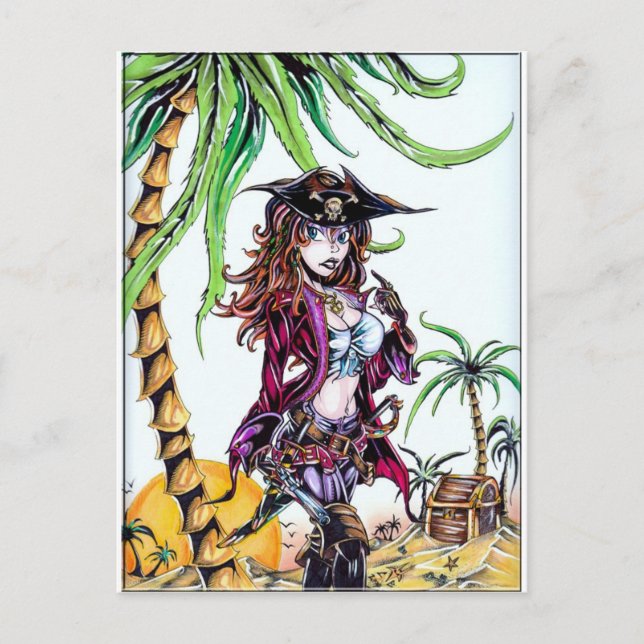 Pirate Booty Postcard (Front)
