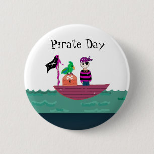 Pirate Boy 6 Cm Round Badge