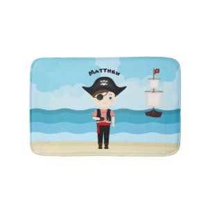 Pirate Boy Bath Mat