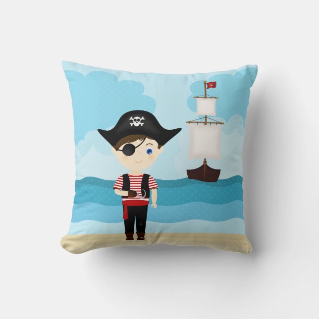 Pirate Boy Cushion (Front)