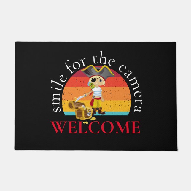 Pirate Boy Doormat (Front)