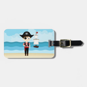 Pirate Boy Luggage Tag
