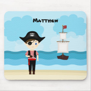 Pirate Boy Mouse Pad
