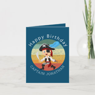 Pirate Boy Party Card