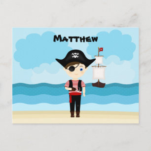 Pirate Boy Postcard