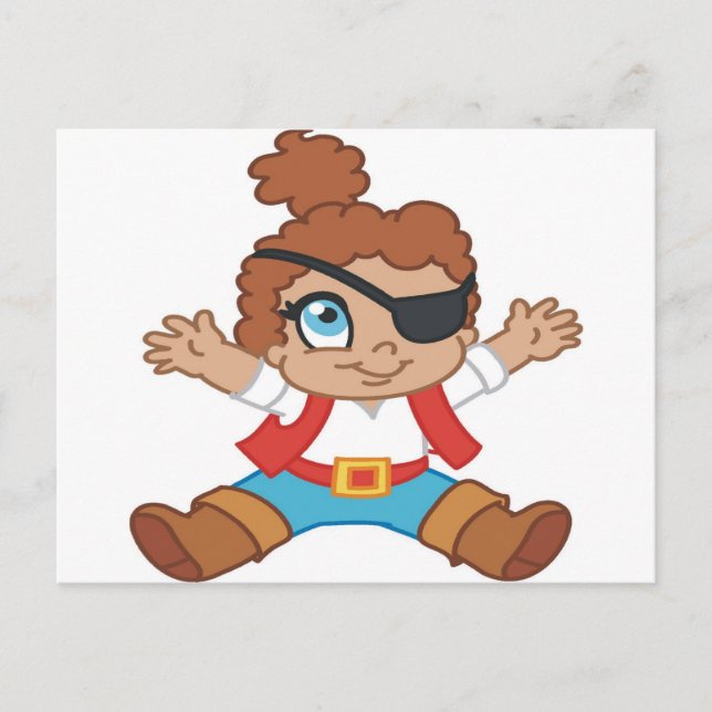 Pirate Boy Postcard (Front)