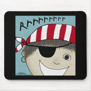 Pirate Boy Rrrrrr Mouse Pad