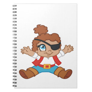 Pirate Boy Spiral Notebook