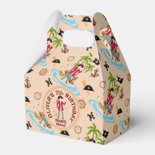 Pirate Boy Treasure Map Fun Birthday Party Favour Box