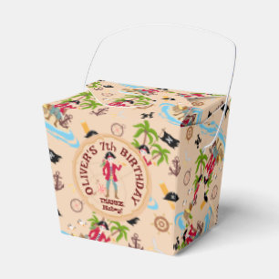 Pirate Boy Treasure Map Fun Birthday Party Favour Box