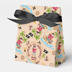 Pirate Boy Treasure Map Fun Birthday Party Favour Box