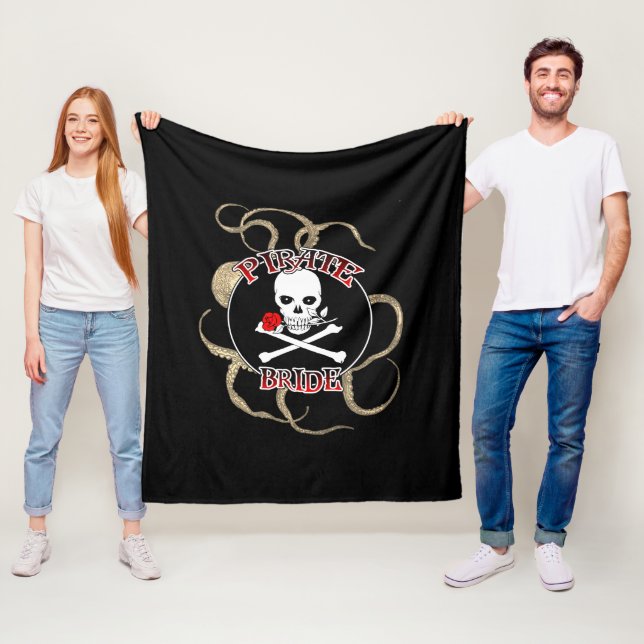Pirate Bride Fleece Blanket (In Situ)
