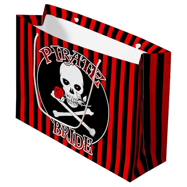 Pirate Bride Gift Bag (Front Angled)