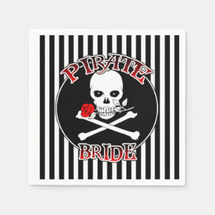 Pirate Bride Paper Napkins