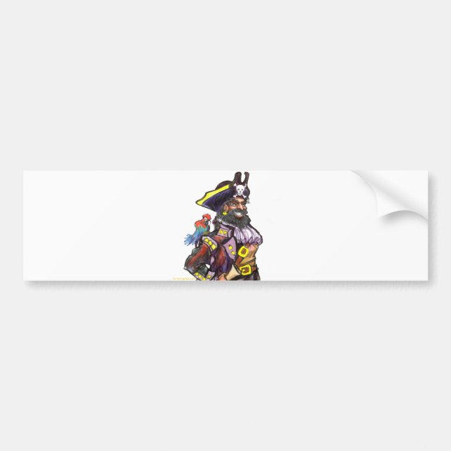 Pirate Bumper Sticker (Front)