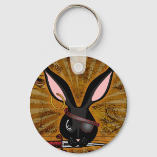 Pirate Bunneh Key Ring