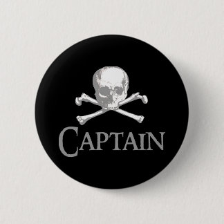 Pirate Captain 6 Cm Round Badge