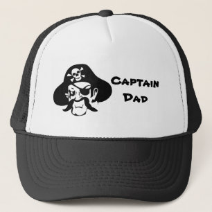 Pirate Captain Dad Trucker Hat