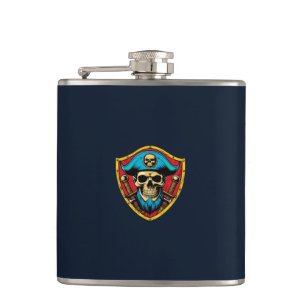 Pirate Captain Flask