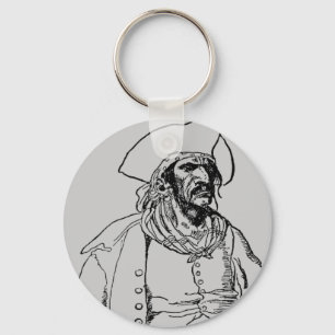 Pirate Captain Key Ring