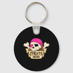 Pirate Captain Mimi Pirate Mimi Funny Halloween Key Ring