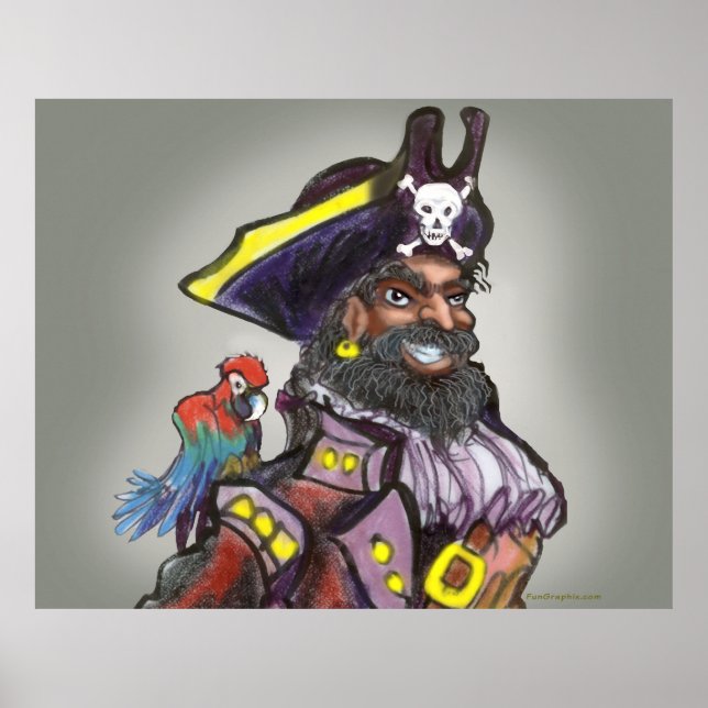 Pirate Captain Poster (Front)