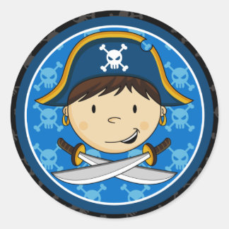 Pirate Captain Sticker Sheet