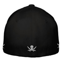 Pirate captain with skull motif
