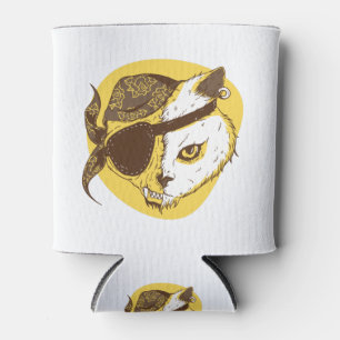 Pirate Cat Can Cooler