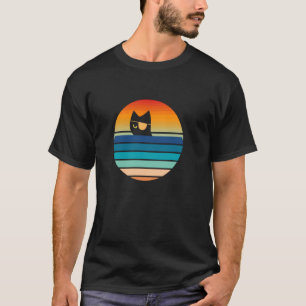 pirate cat captain kitty eye patch sea T-Shirt