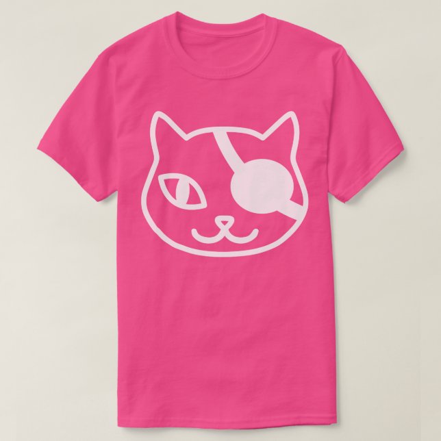 Pirate Cat Eye Patch T-Shirt (Design Front)