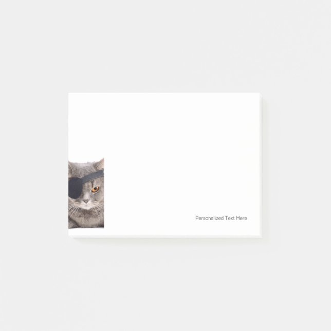 Pirate Cat Post-it Notes (Front)