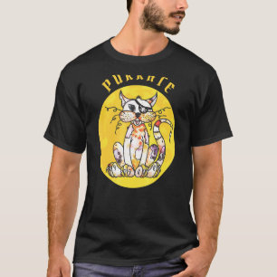Pirate Cat Purrate In A Full Moon Is Purrfect T-Shirt