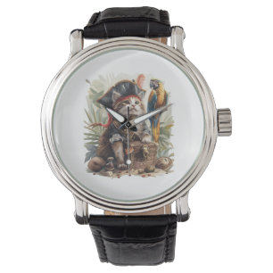 Pirate Cat Treasure Watch