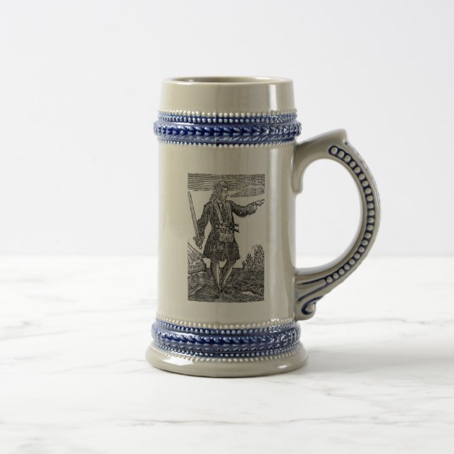 Pirate Charles Vane Beer Stein (Right)