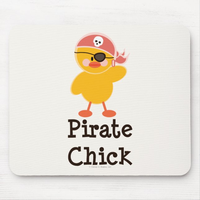 Pirate Chick Mousepad (Front)