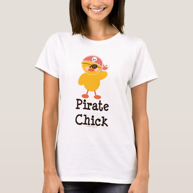 Pirate Chick Ringer Tee (Front)