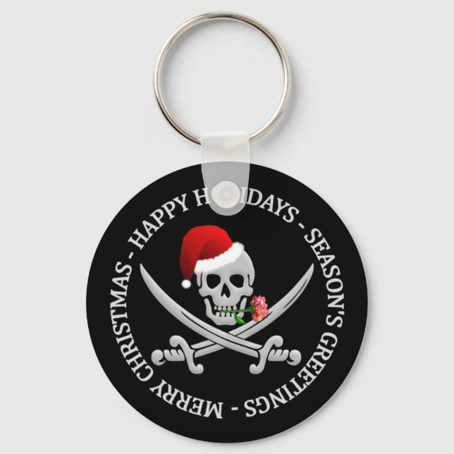 Pirate Christmas key chain (Front)