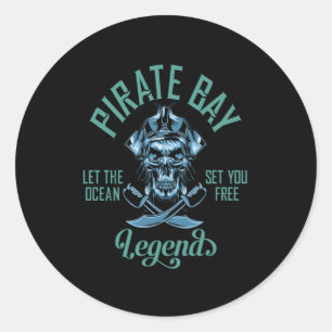 Pirate Classic Round Sticker