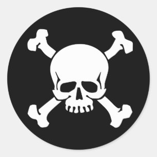 Pirate Classic Round Sticker