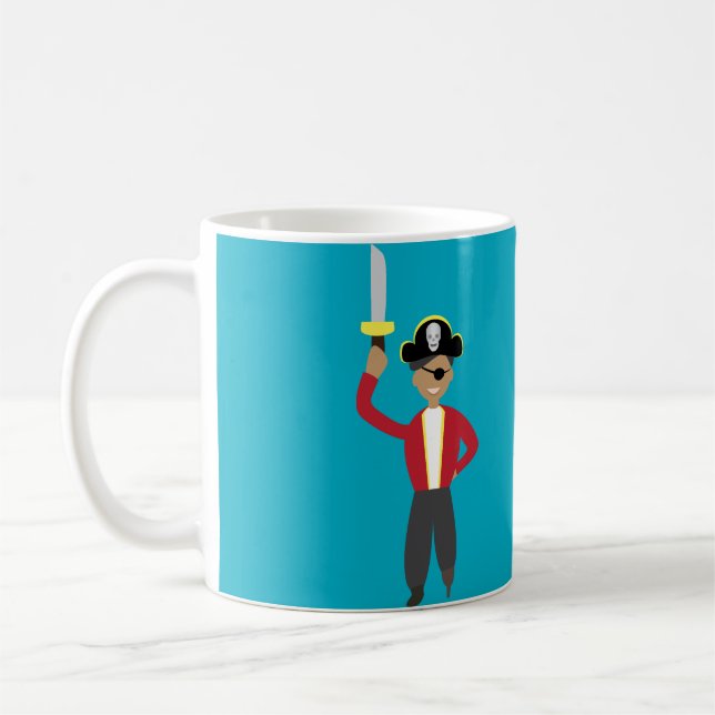 Pirate Coffee Mug (Left)