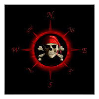 Pirate Compass Rose