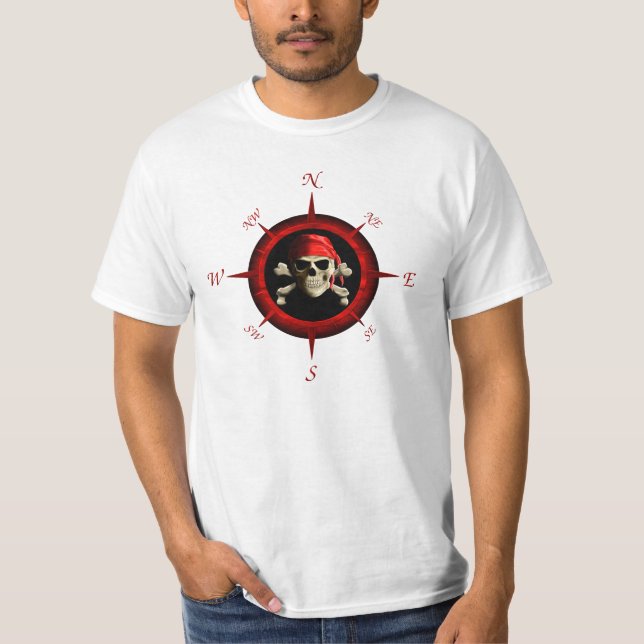 Pirate Compass Rose T-Shirt (Front)