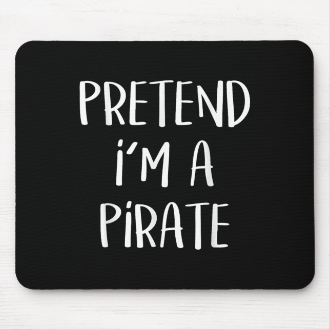 Pirate Costume Party Co. Uni-all Ages Funny Hallow Mouse Pad (Front)